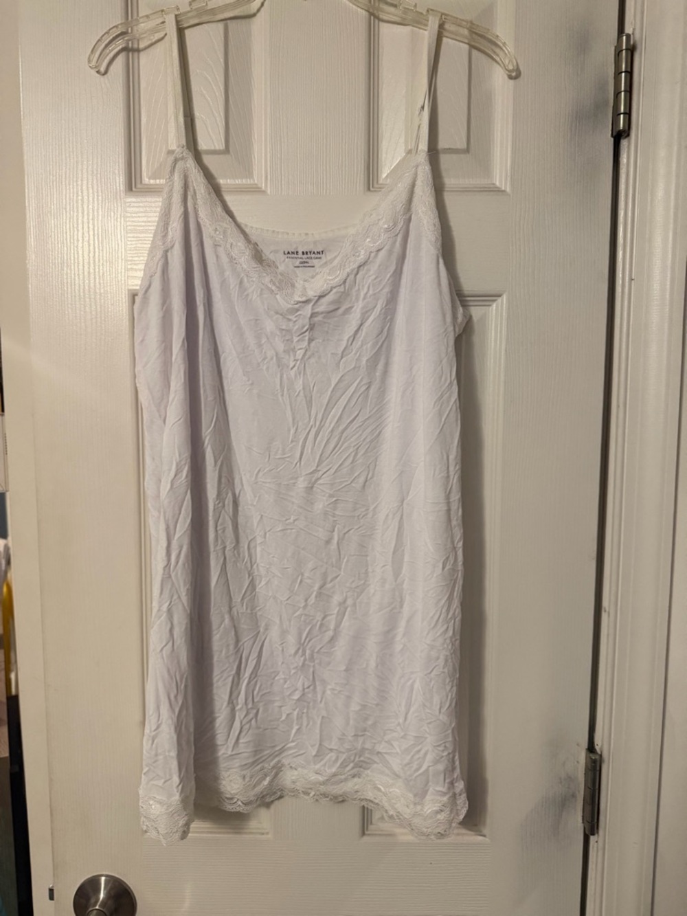Lane Bryant White Lace Cami